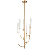 Telbix Archer LED Candelabra Modern Chandelier | 6 Light