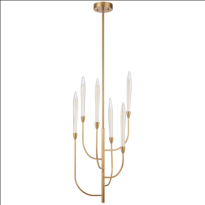 Telbix Archer LED Candelabra Modern Chandelier | 6 Light