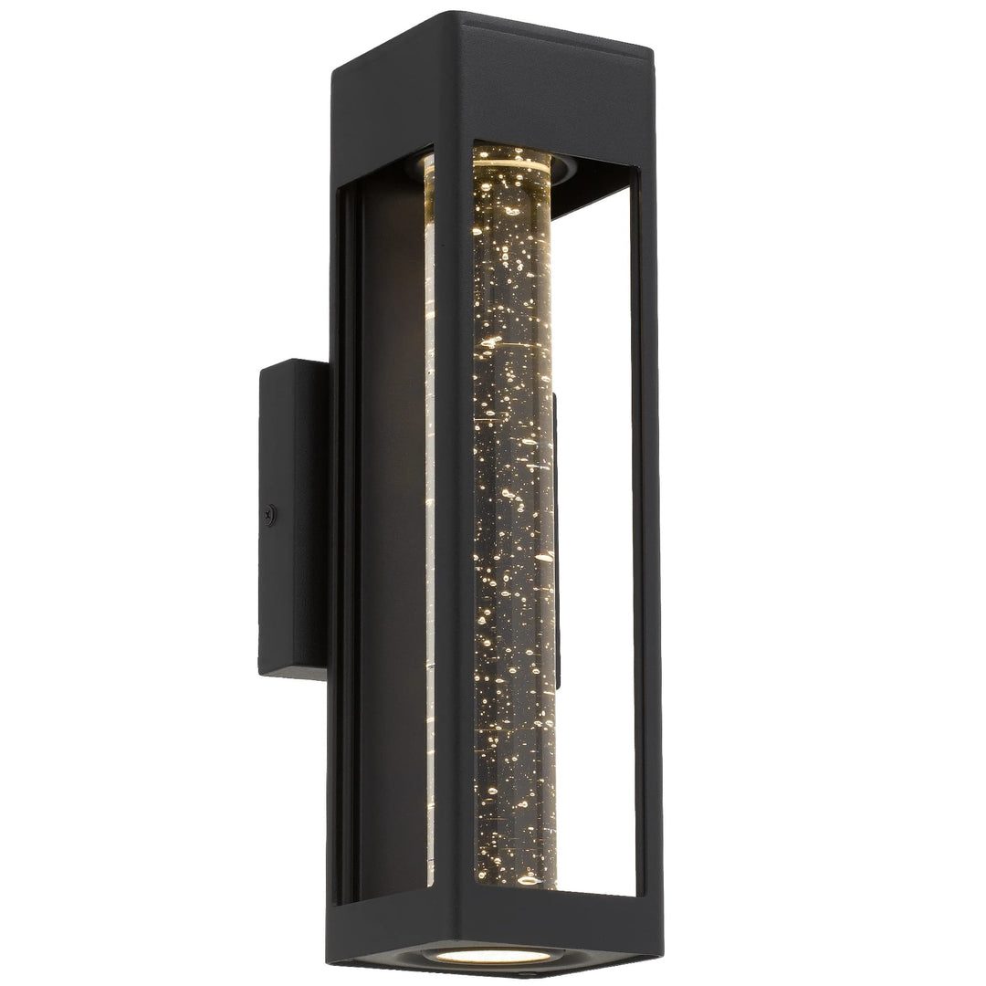Telbix Hollis 35 LED Outdoor Wall Light | Black