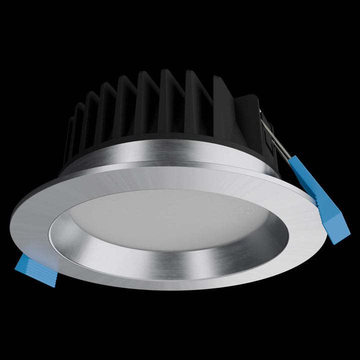Calibo Zazu Recessed Tricolour LED Downlight with Changeable Face Plate | Brushed Nickel