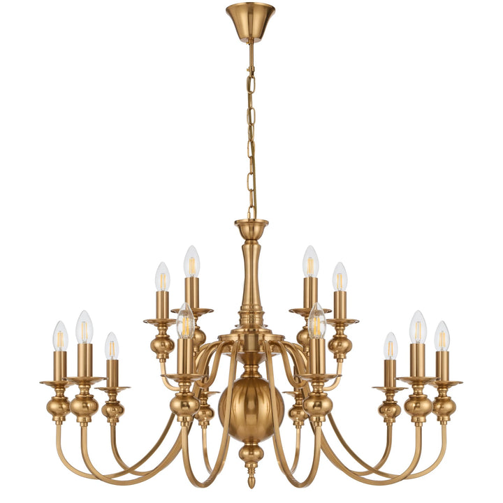 Telbix Siedel 15-Light Pendant | Copper