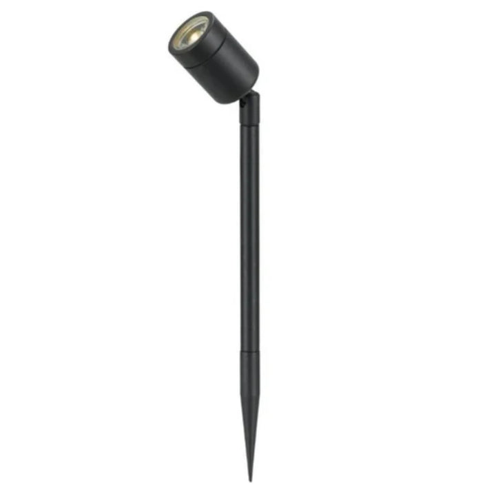 Telbix Luc 5W Variable Voltage Garden Spike Spotlight IP65 | Black