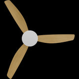 Calibo Condor 56" DC Smart Ceiling Fan with Remote Control | White and Bamboo