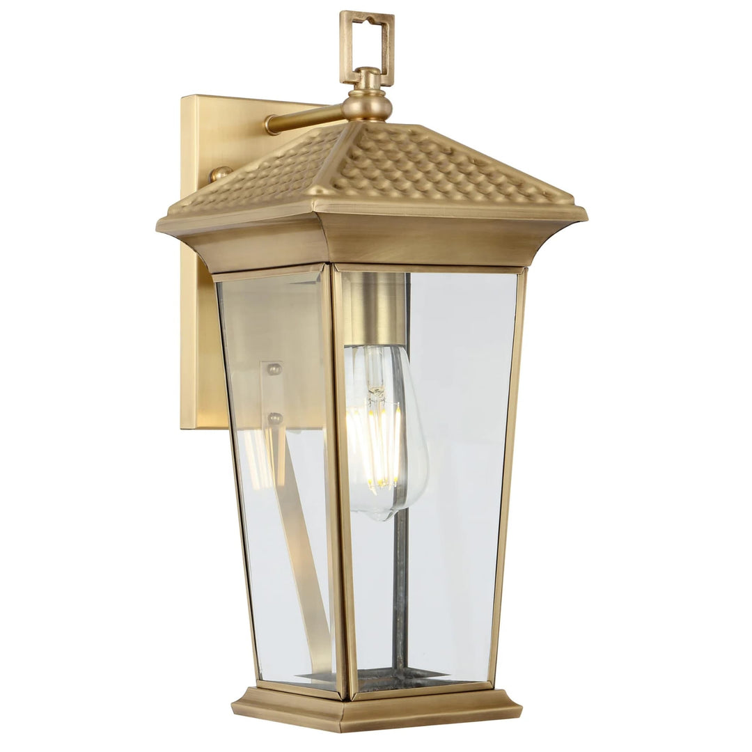 Telbix Zeldin 40 Exterior Wall Light (E27) | Brass