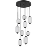 Telbix Torso 9 Light LED Pendant Light | Black