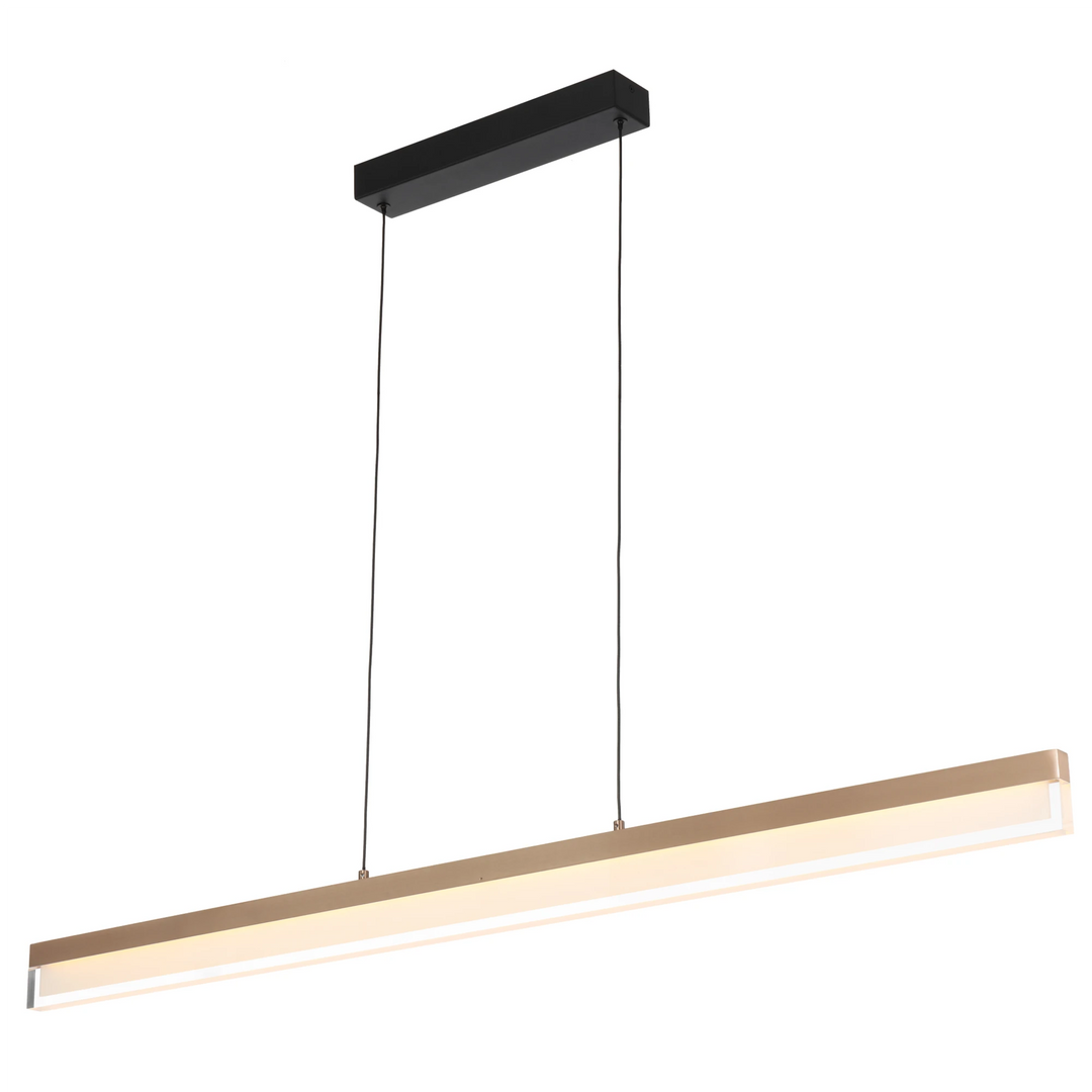 Telbix Salas LED Bar Pendant Light | Gold