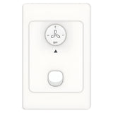 Fanco Breeze 52" AC Ceiling Fan With LED Light and Wall Control | Black