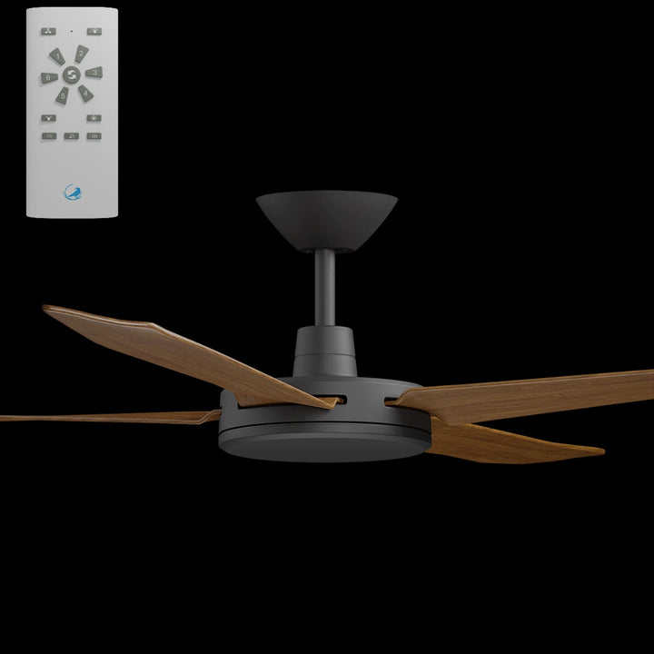 Calibo Enviro 60" (1530mm) DC Ceiling Fan with Remote | Black & Koa