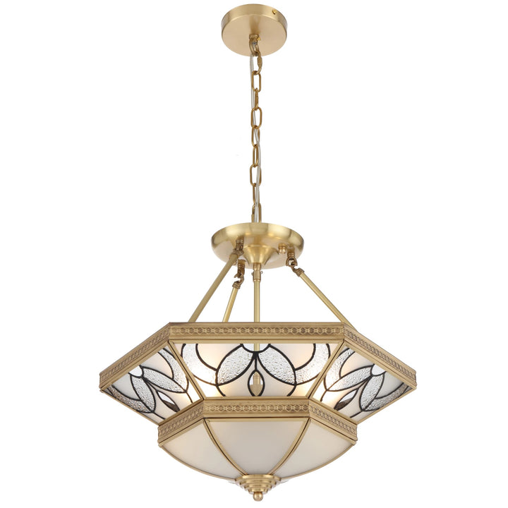 Telbix Orista Convertible Pendant | Brass