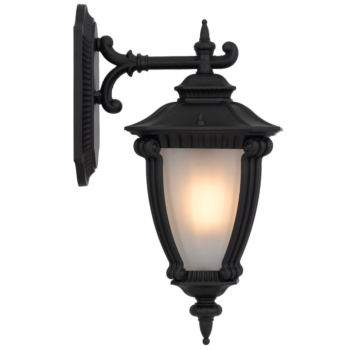 Telbix Delfino Exterior Wall Light | Black