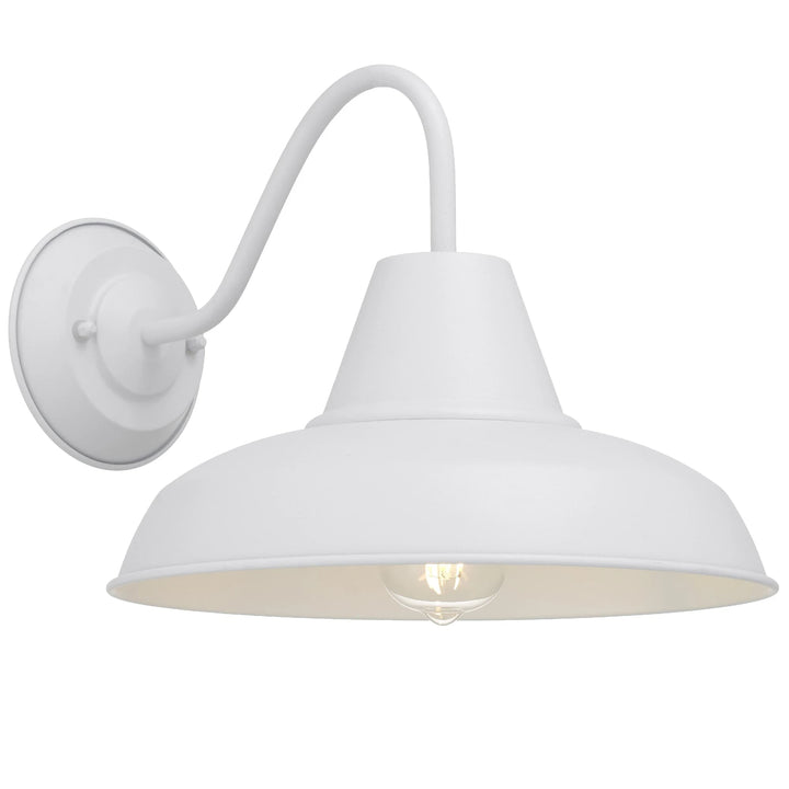 Telbix Gordon Exterior Wall Light | White