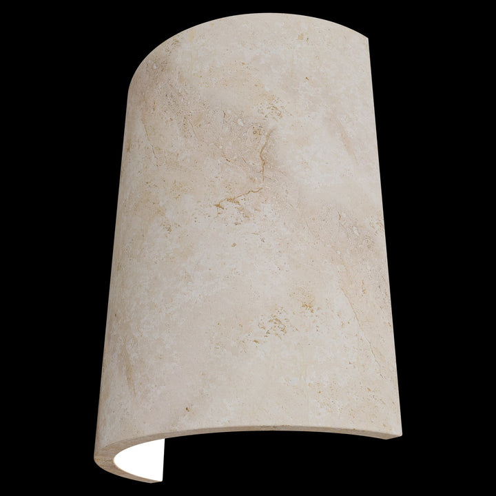 Calibo Inspire Crafted Travertine Up/Down Indoor Wall Light | Beige