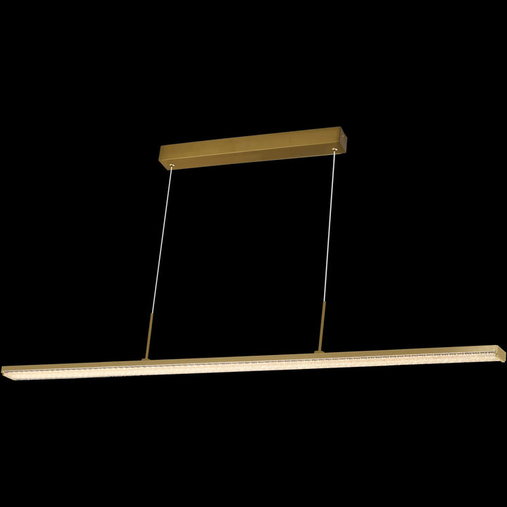 Calibo Dazzle 2000mm Linear LED Pendant | Brass