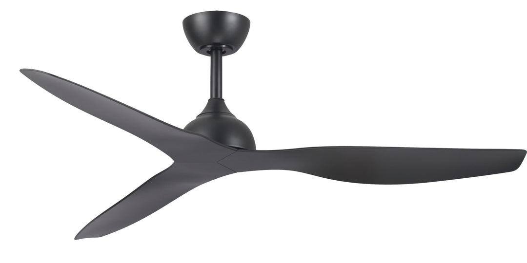 Fanco Eco Style 60" DC Indoor/Outdoor Ceiling Fan with Remote | Black