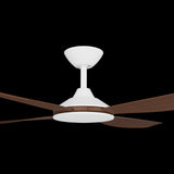 Calibo Vanga 52" DC Smart Ceiling Fan with Remote Control | White and Koa