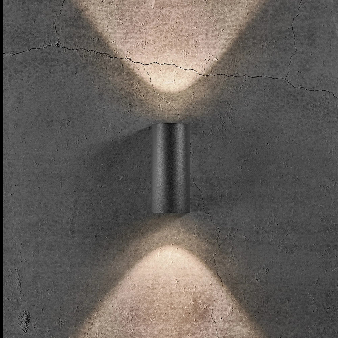 Nordlux Asbol Up/Down LED Wall Light | Black