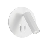 Telbix Esra Round LED Uplighter and Spotlight | White