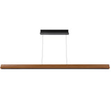 Telbix 1 Light Lucid LED Pendant Light | Wood
