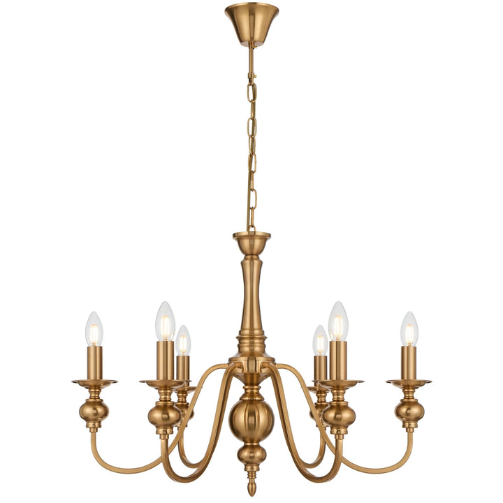 Telbix Siedel 6-Light Pendant | Copper