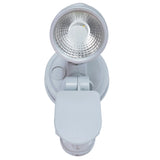 Telbix Illume Single Exterior Security Spotlight with Sensor | Silver