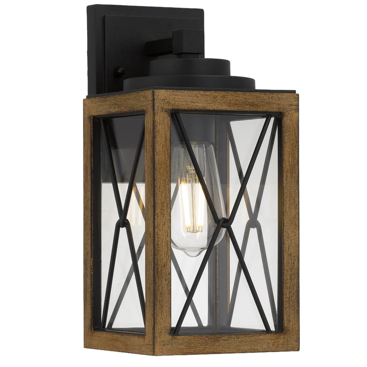 Telbix Mallory 30 Exterior Wall Light | Black