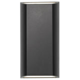 Telbix Bloc 2x4W Exterior LED CCT Up/Down Wall Light IP65 | Black