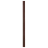Telbix Ebiza Slimline Tricolour LED Exterior Wall Light | Rust