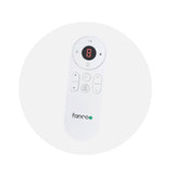 White Fanco Eco Silent DC Ceiling Fan With Stepless LED Light and Remote | 52"