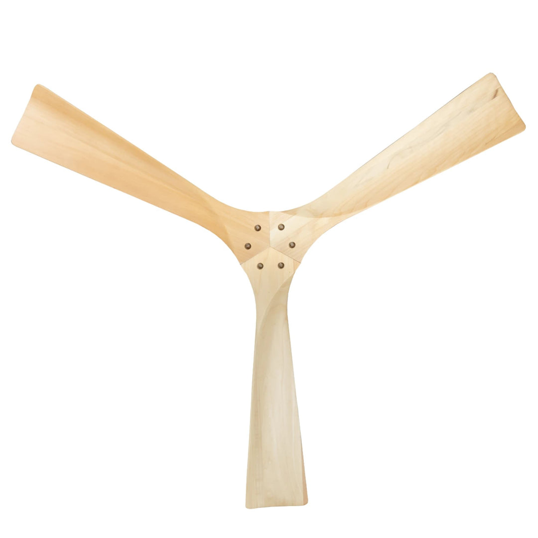 Fanco Gaia 54" DC Ceiling Fan with Remote | Natural Timber