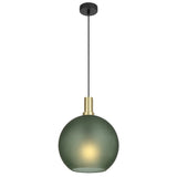 Telbix Patino Medium Glass Pendant (E27) | Green