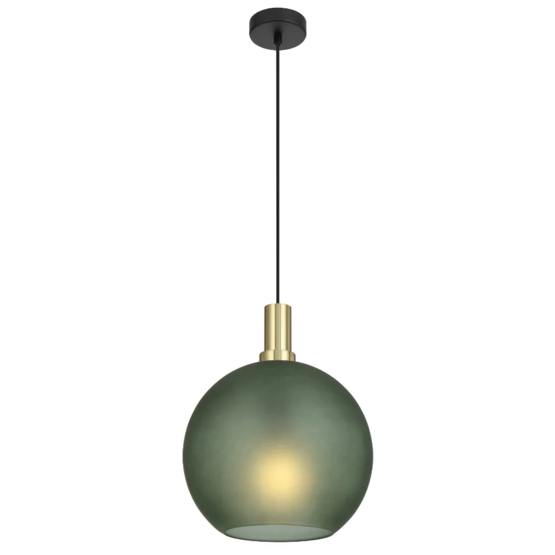 Telbix Patino Medium Glass Pendant (E27) | Green