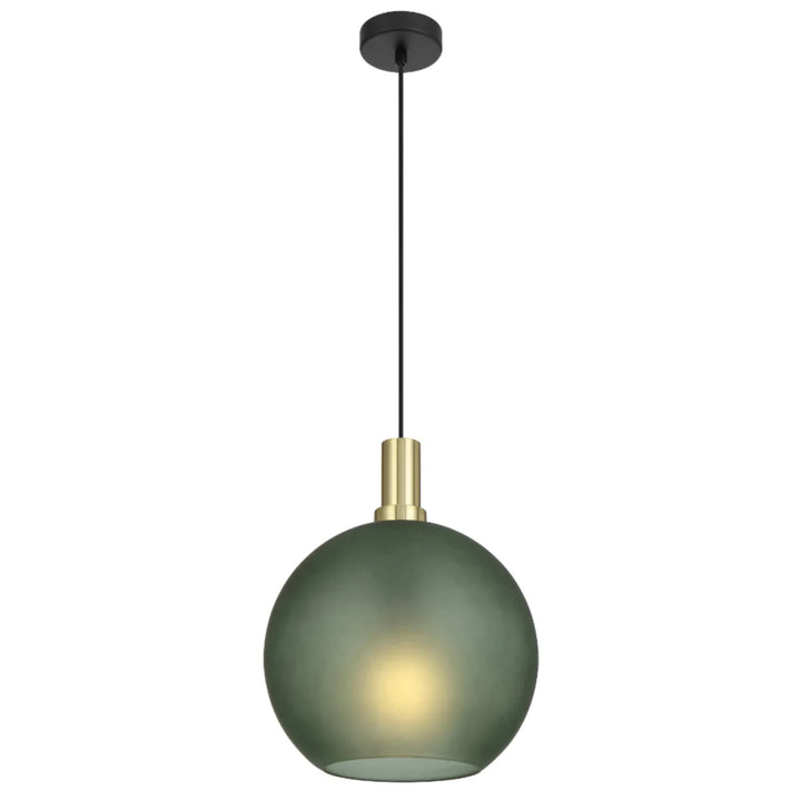 Telbix Patino Medium Glass Pendant (E27) | Green