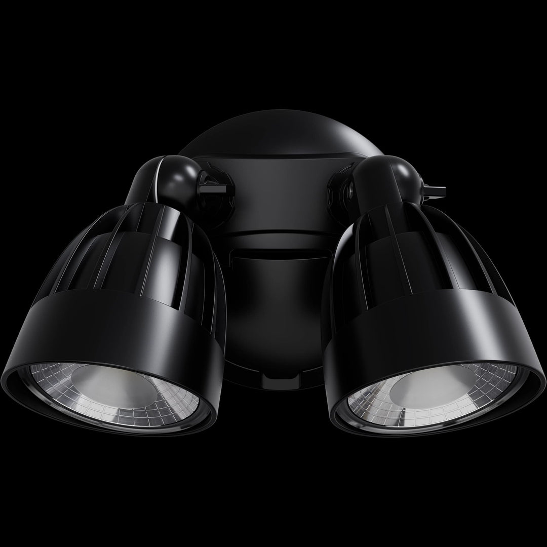 Calibo Nighthawk Double LED Spotlight With Sensor | Black