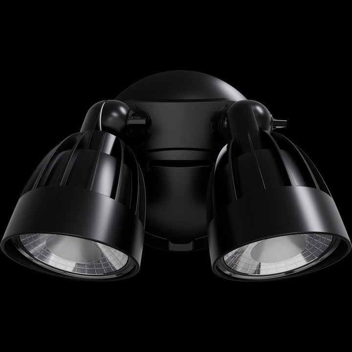 Calibo Nighthawk Double LED Spotlight With Sensor | Black