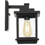 Telbix Strand Exterior Wall Light | Black