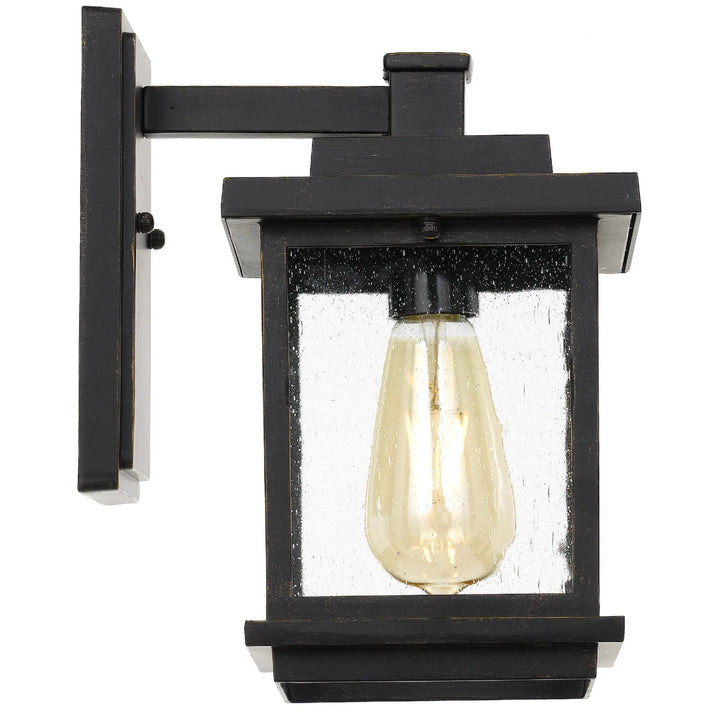 Telbix Strand Exterior Wall Light | Black