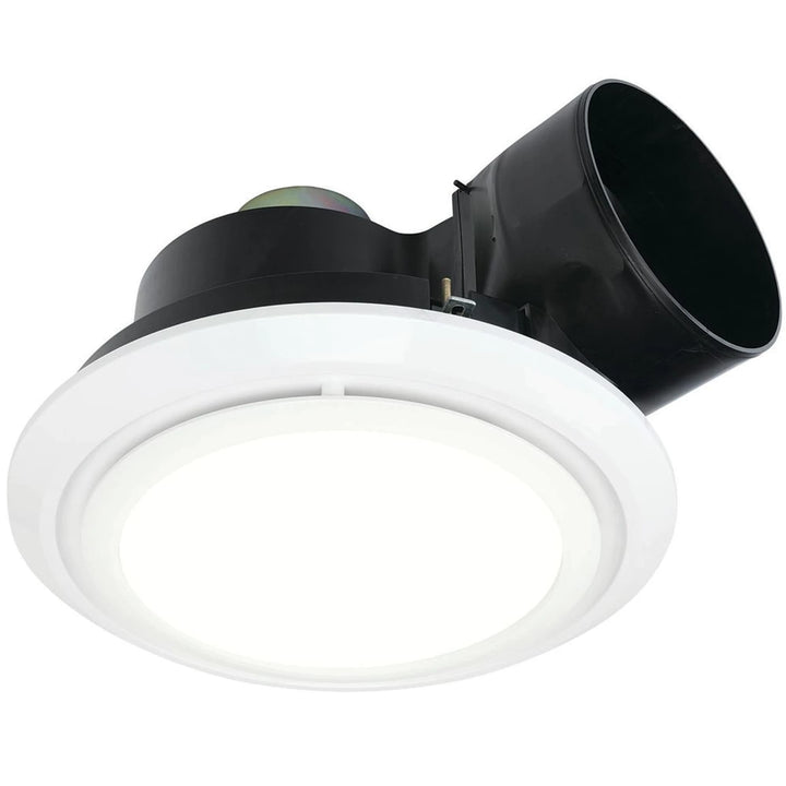 Fanco Luna Quiet Boost 250 Round Exhaust Fan With CCT LED Light | White