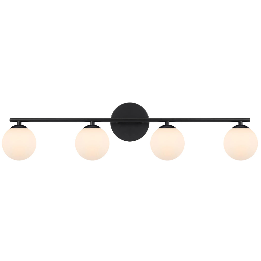 Telbix Moran 4 Light Vanity Light | Black