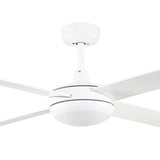 Fanco 52" Smart Eco Silent Deluxe DC Ceiling Fan With 18W CCT LED Light & Remote | White