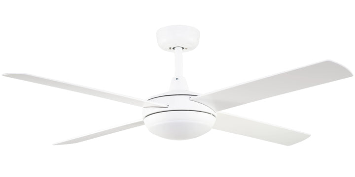 Fanco 52" Smart Eco Silent Deluxe DC Ceiling Fan With 18W CCT LED Light & Remote | White