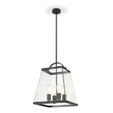 Black Telbix Colair Pendant Light (E27) | 4 Light