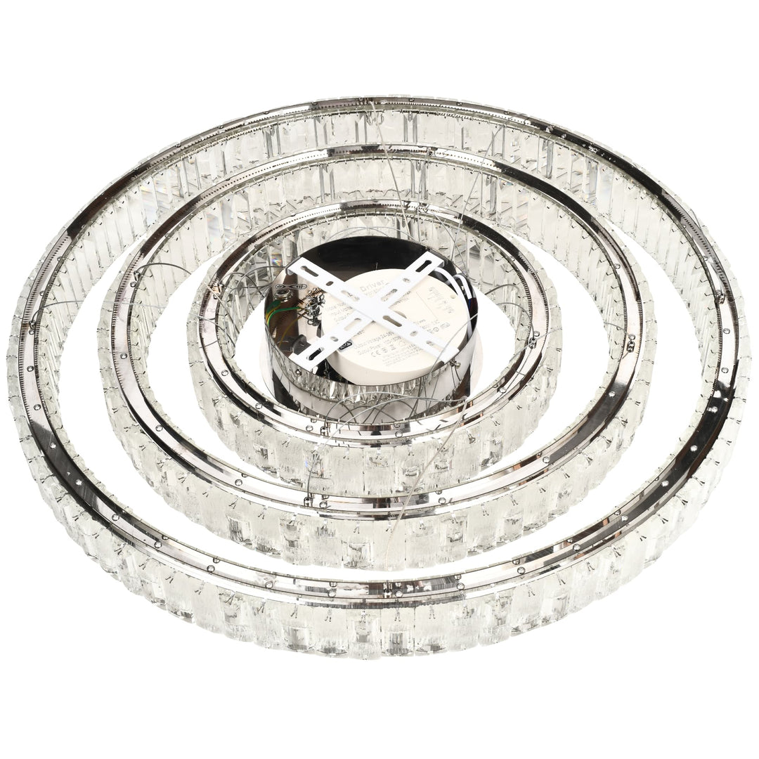 Telbix Rias 3 Tier Pendant Light | Chrome