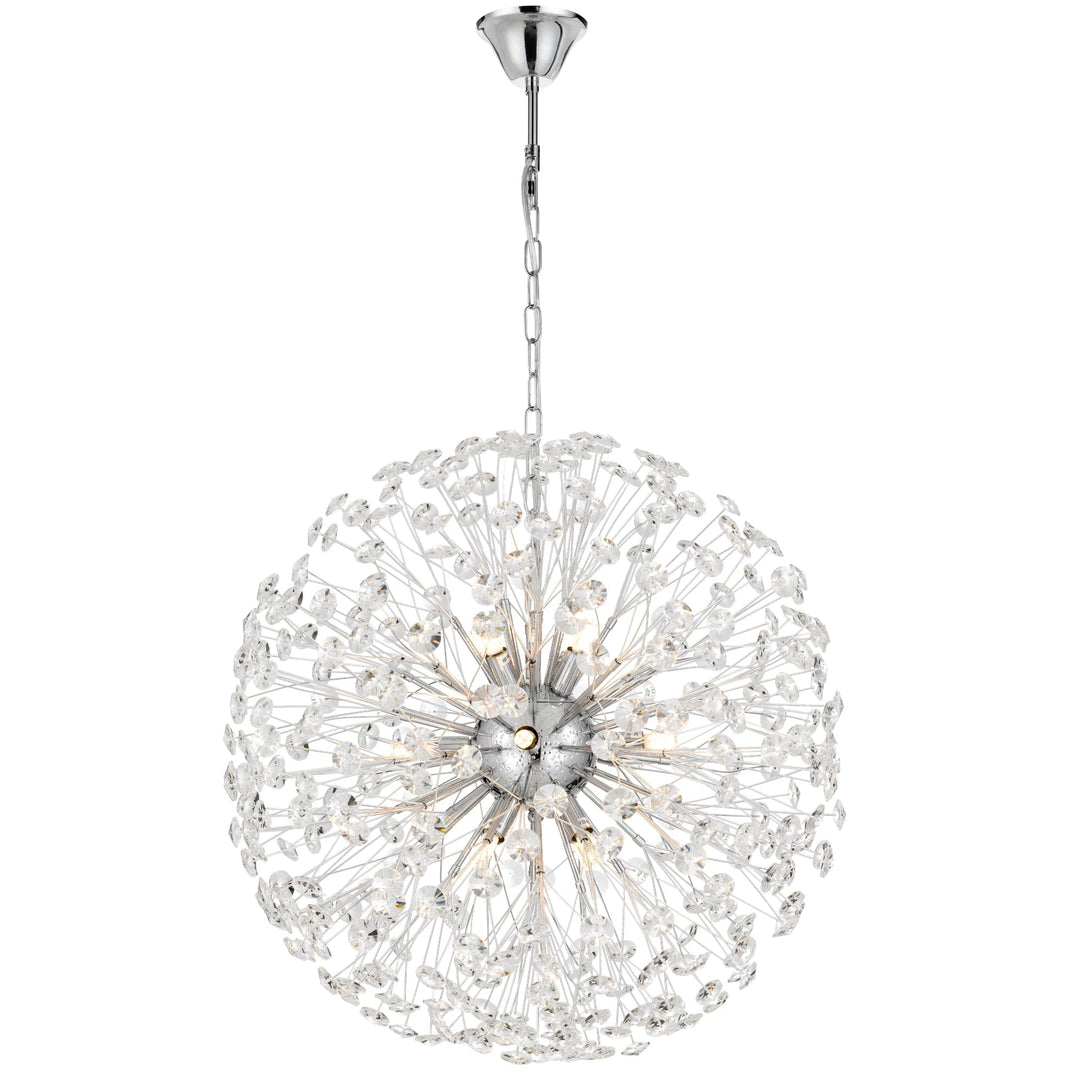 Telbix Lerida 12 Light Pendant | Chrome