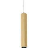Calibo Canary Fluted 300mm Pendant | Brass - Dubbo Lighting Centre