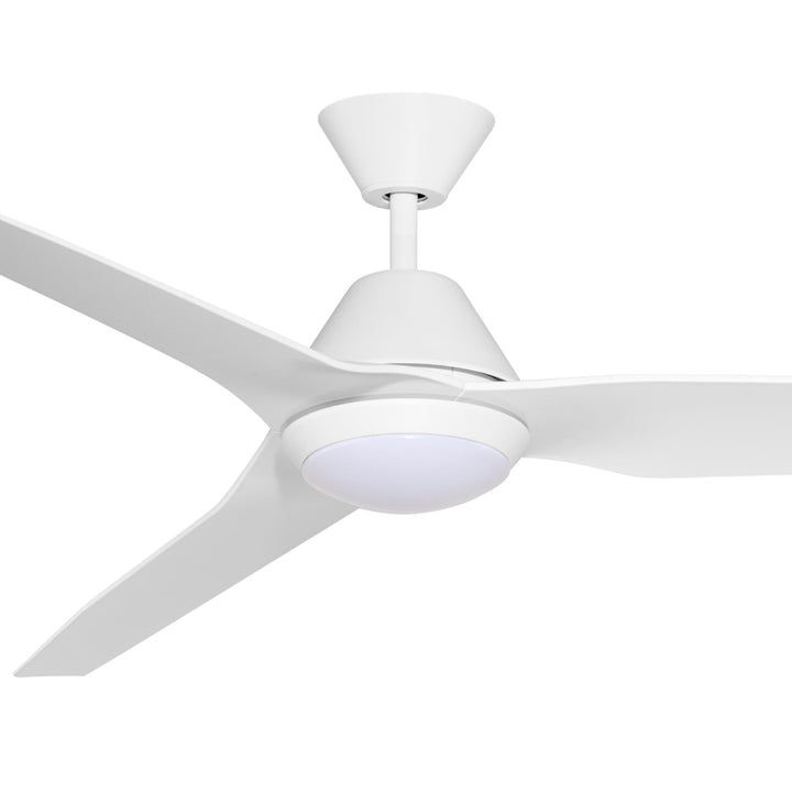 Fanco Smart Infinity-iD 64" (1620mm) DC Ceiling Fan With 18W Dimmable CCT LED Light & Remote | White