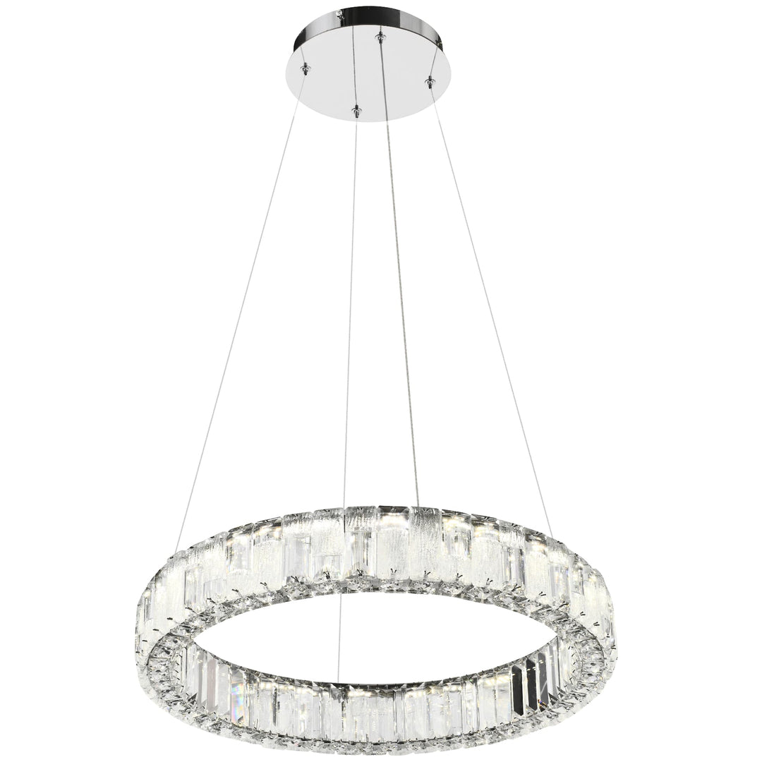 Telbix Rias 1 Tier Pendant Light | Chrome