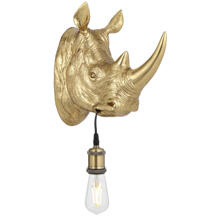 Telbix Rhino Wall Light | Gold