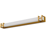 Telbix Gilson Medium Tricolour LED Vanity Light | Antique Gold