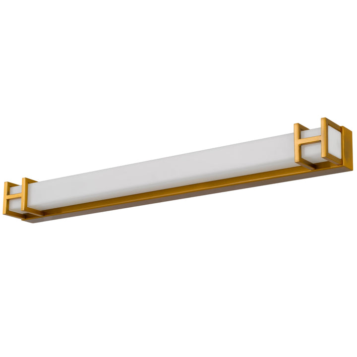 Telbix Gilson Medium Tricolour LED Vanity Light | Antique Gold
