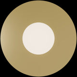 Calibo Crest Opal Glass 120mm Orb Wall Light Round Plate 300mm | Brass